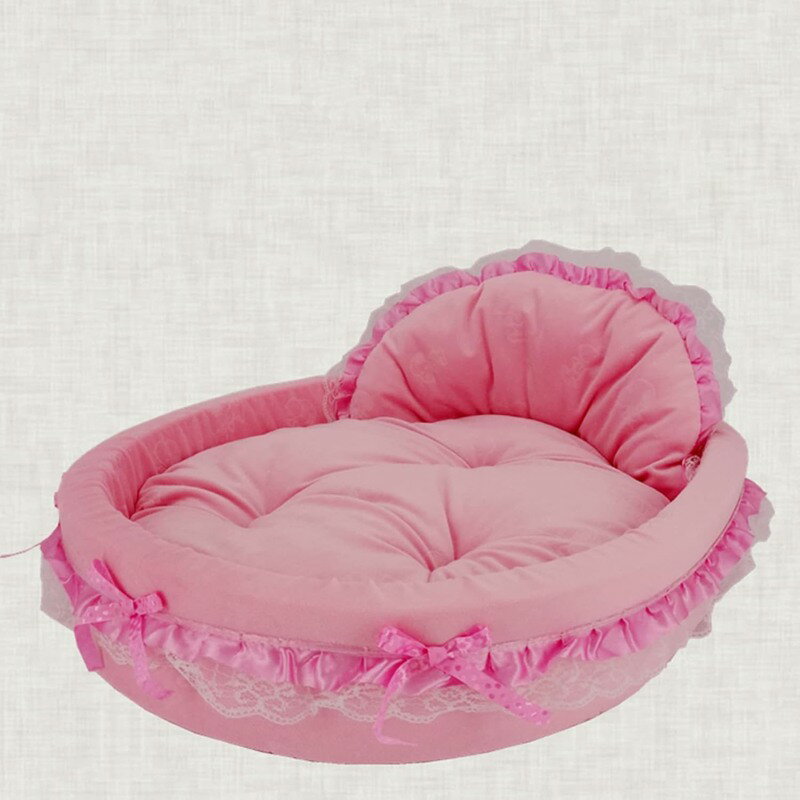ペットベッド 冬用 小型犬 ふわふわ もこもこ 犬ベッド 猫ベッド 洗える ペット用キャリー 取り出しカバー 可愛い おしゃれ 柔らかい 中型犬 室内 滑り止め お姫 ピンク 大きいサイズ 大型犬 カ