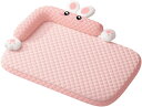 ペットベッド 猫 ベッド 犬ベッド クッション L字型 ひんやり 小型 中型 ペットソファー 夏用 防ダニ 強力消臭 滑り止め 洗濯可能 45*35cm 子犬 寝心地良い ペット用 クッション ピンク