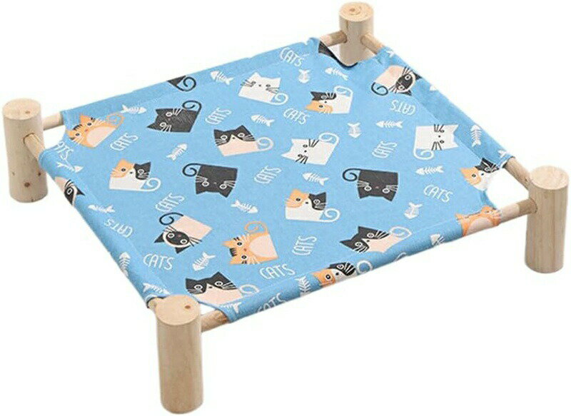 ペットベッド 猫 犬用ベッド 脚付き 通気 耐久 脚付き ペットベッド 地面から離れ ポータブル キャンプ 携帯に便利 洗える 耐噛み 湿気 暑さ防止 猫の寝床 タイプ15 通気性 寝床 四季通用 5