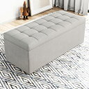 収納 スツール ボックス スツール 収納スツール ベンチソファー 椅子 イス オットマン ベンチ ボックス 1人掛け ソファー チェア グレー1 オットマン 椅...