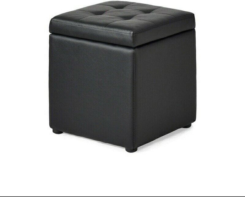 ���åȥޥ� ���ġ��� 40*40*40cm ­�֤� ���ե� �ػ� PU�쥶�� ������ �������� �ȥ�� �٥�� Ĺ�ػ� ��Ǽ�ܥå��� ���դ� ���ե��� ��Ǽ��...