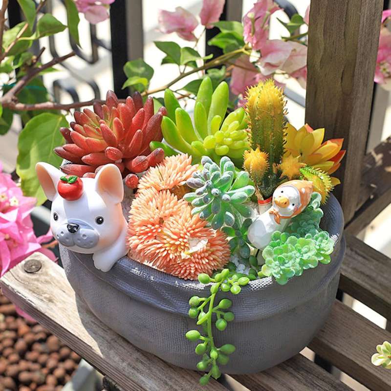 キー収納トレイ 犬像 置物クラフト ジュエリー 雑貨ラックコインボックス タイプ3 動物形状 ホーム 彫..