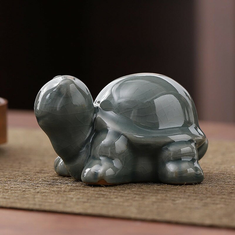 ふくろう 置物 セラミック 庭 陶器 ガーデンオーナメント 梟 置物 F ミニ やきもの 陶器ふくろう 風水 インテリア ガーデニング タイプ1 玄関 開運 動物置物可愛い ガーデンオブジェ 亀のオブ(4)