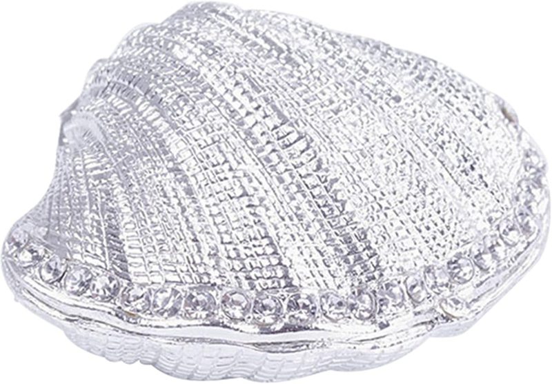 貝殼 置物 ジュエリーボックス 合金製 クリスタル トリンケットボックス 可愛い おしゃれ 装飾品 アクセサリーボックス ボックス インテリア 女性 娘 母の日 ギフト プレゼント 卒業式 デコレーシ