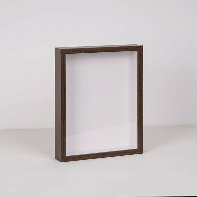 額縁 木製 立体額 アートボックス フレーム ボックスフレーム 額 アートボックスフレーム 13*18cm 深さ..