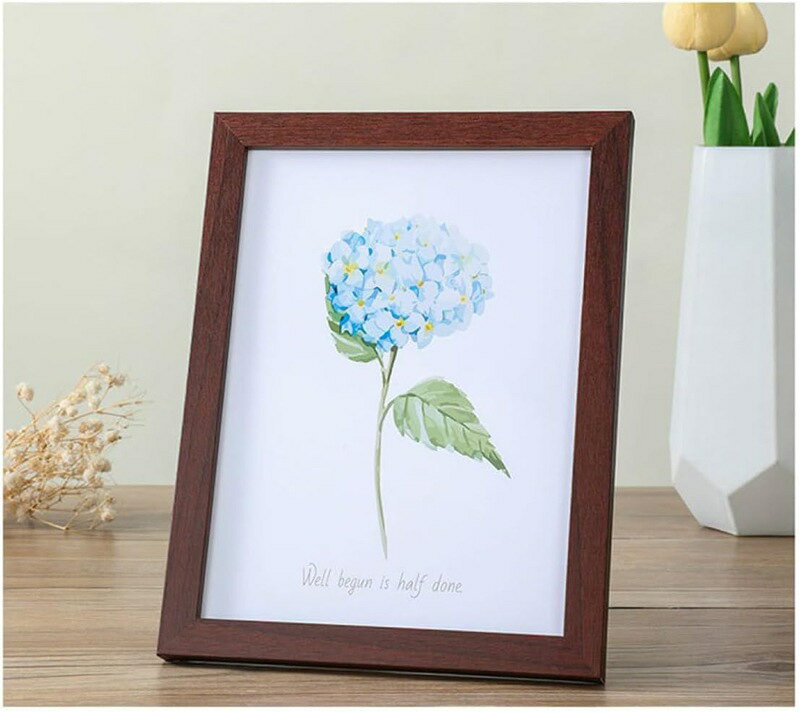 写真立て フォトスタンド おしゃれ 壁掛けフォトフレーム 結婚記念日 ギフトプリザーブドフラワー 写真立て 結婚祝い かわいい おしゃれ フォトフレーム 8.9*12.7 木製 退職祝い 卒業祝い