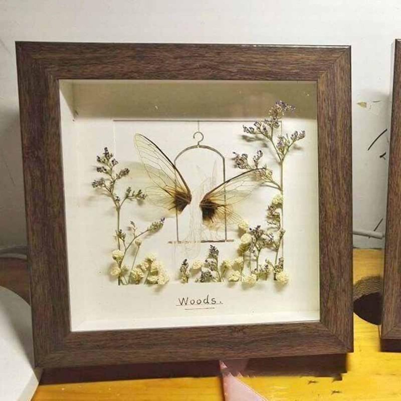 プリザーブドフラワー ブリザードフラワー 写真立て フォトフレーム 贈り物 誕生日 ブラウン プレゼント 花 女性 母 結婚祝い 還暦祝い 結婚記念日 退職祝い 20*25cm 開店祝い ボックスフ