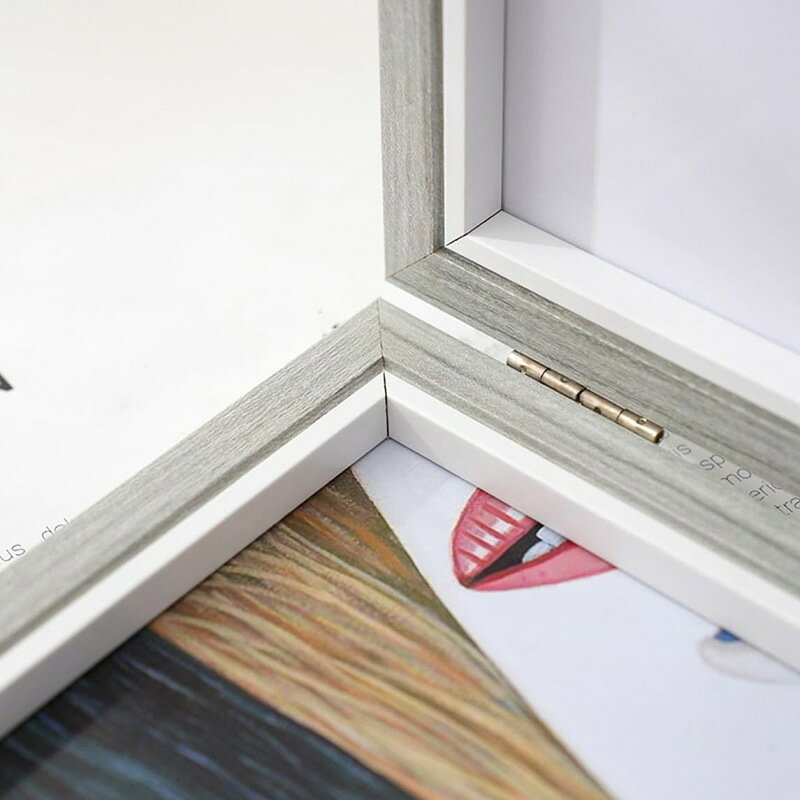 インテリアフレーム L判 6面 フォトフレーム おしゃれ フォトフレーム 壁掛け 記念 シンプル 写真立て ナチュラル かわいい ブラウン グレー 縦横 卓上 プレゼント ギフト 出産祝い 10*1