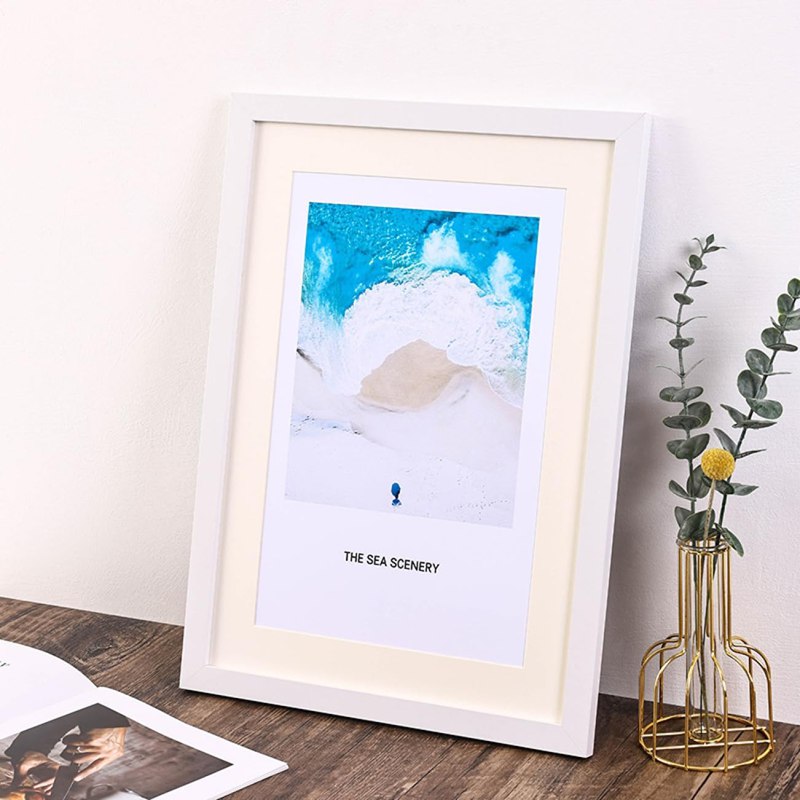 フォトフレーム 写真立て 10.1*15.2cm 木製 壁掛け 白い おしゃれ フォト フレーム 額縁 a4 フレーム ..