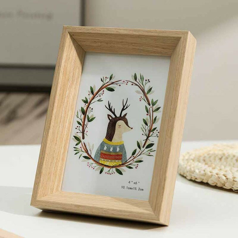 フォトフレーム A4 21*29.7cm フォトフレーム L判サイズ L判 おしゃれ 木製 壁掛け アンティーク 直置き 写真立て かわいい 写真たて シンプル スタンド 木目 北欧 プレゼント ナ