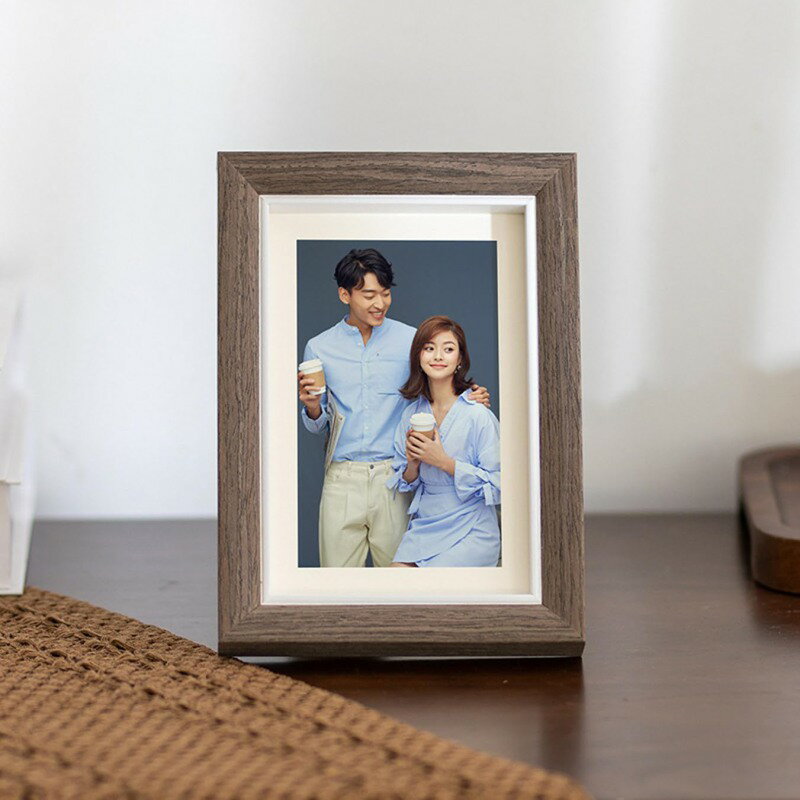 名入れ 文字入れ 可能 A4判サイズ ナチュラル 11.6*15.6cm 写真立て 写真フレーム 壁掛け フォトフレー..