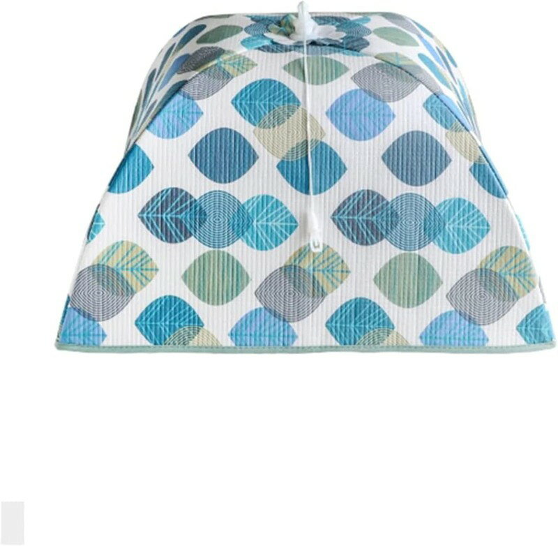 フードカバー 食卓カバー 51.5cm 和式 保温保冷 大きめ 食卓覆い 虫よけ 埃よけ 傘型 正方型 おもしろい 金属 ひも付き 耐久性 折り畳み式 洗える 使いやすい おしゃれ キッチンツール ア