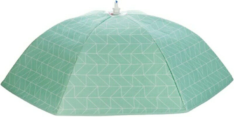 フードカバー 食卓カバー 65*20cm 大きい 保温アルミシート 保温保冷 折りたたみ式 防水 洗える 抗菌 埃よけ 虫よけ 収納便利 ブルーチェック