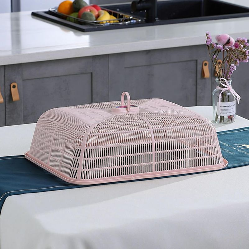 食卓カバー フードカバー アンチフライカバー 虫よけ 埃よけ 食卓蚊帳 収納便利 丈夫 便利 食卓 洗える..