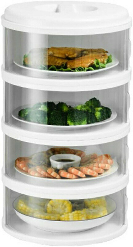 食卓カバー フードカバー 保温 多層 透明 多機能収納 便利虫よけ 埃よけ 簡単収納 コンパクト 食卓 清潔易い ミニマリズム おしゃれ 大きいサイズ キッチン用 食品カバー 残りごはん 家庭用 イン