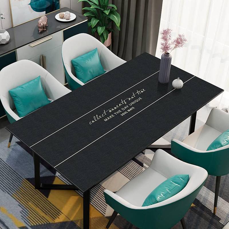 テーブルクロス おしゃれ モダン 北欧 食卓カバー レザー 合成 撥水加工 汚れ防止 防水 防油 上質 大きい 長方形 テーブルマット インテリア 家庭用 キッチン ダイニング 会議 シンプル 業務用