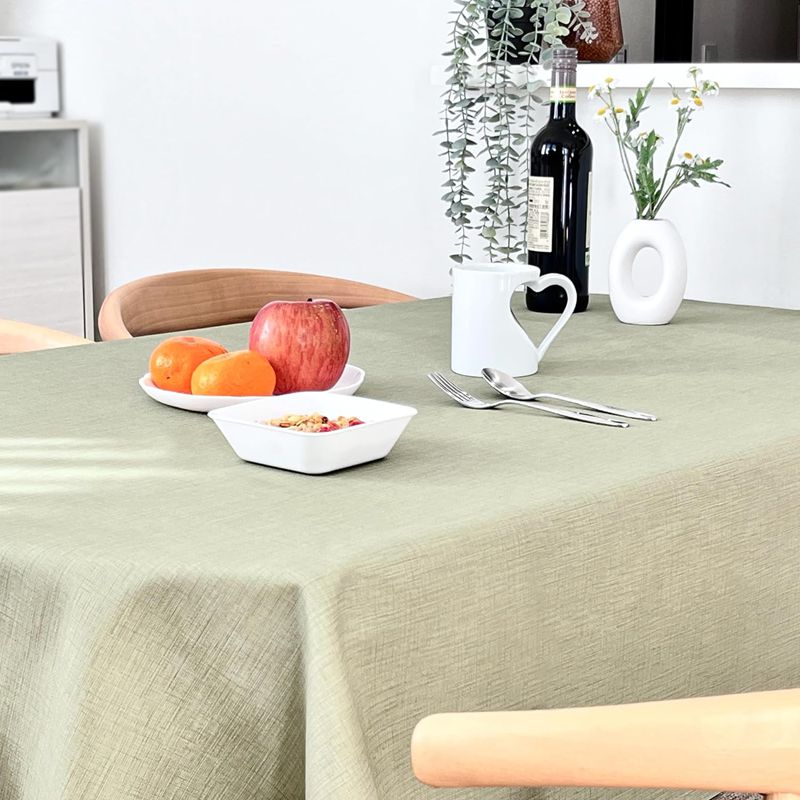 テーブルクロス ダイニングテーブル 食卓用 カバー 北欧 おしゃれ 布調 撥水 防油 耐熱 滑り止めシート..