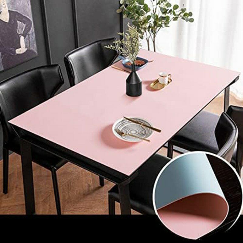 テーブルクロス レザー調 撥水 おしゃれ 北欧 長方形 上質 テーブルマット 防水 防油 耐熱 汚れ防止 食卓カバー 大きい 両面使用可能 インテリア 会議 無地 シンプル 業務用 テーブルカバー