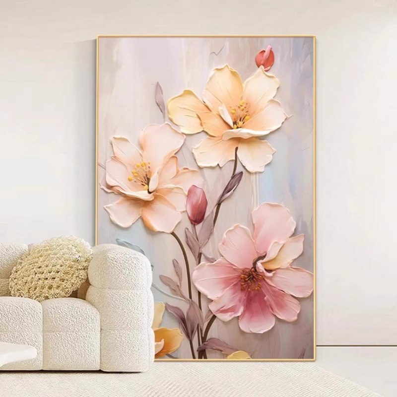 壁絵 壁掛け 花 絵画 デザイン06 アート モダン 絵 インテリア おしゃれ 部屋飾り 廊下 リビングルーム..