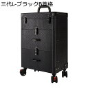 キャスター付き トロリーケース プロ用メイクボックス プロ仕様 ブレーキ車輪 引き出し 大容量 化粧ケース 仕切り 薬箱 ローリングメイクアップケース 美容師 出張 旅行用 たくさん収納 プレゼント