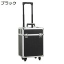 プロ用メイクボックス キャスター付き キャリーバッグ プロ 大容量 鍵付き 化粧ケース アルミ ハンドル付き 耐久性 便利 多機能 メイクアップ 化粧品収納 画材収納 美容師 出張 旅行用 ツール箱 贈り物