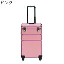 メイクキャリーケース 大容量 メイクケース キャスター付き LEDライト付き トロリーケース 業務用 仕切り付き 薬箱 アート用品収納 整理整頓 ローリングトレインケース 出張 旅行用 プレゼント