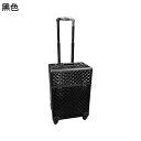 キャリーバッグ メイクボックス 大容量化粧台 キャスター付き 2層 キャリーボックス プロ用 仕切り付き ツール箱 メイク道具収納 便利 多機能 大型メイクアップキャリングケース 出張 旅行用 おしゃれ