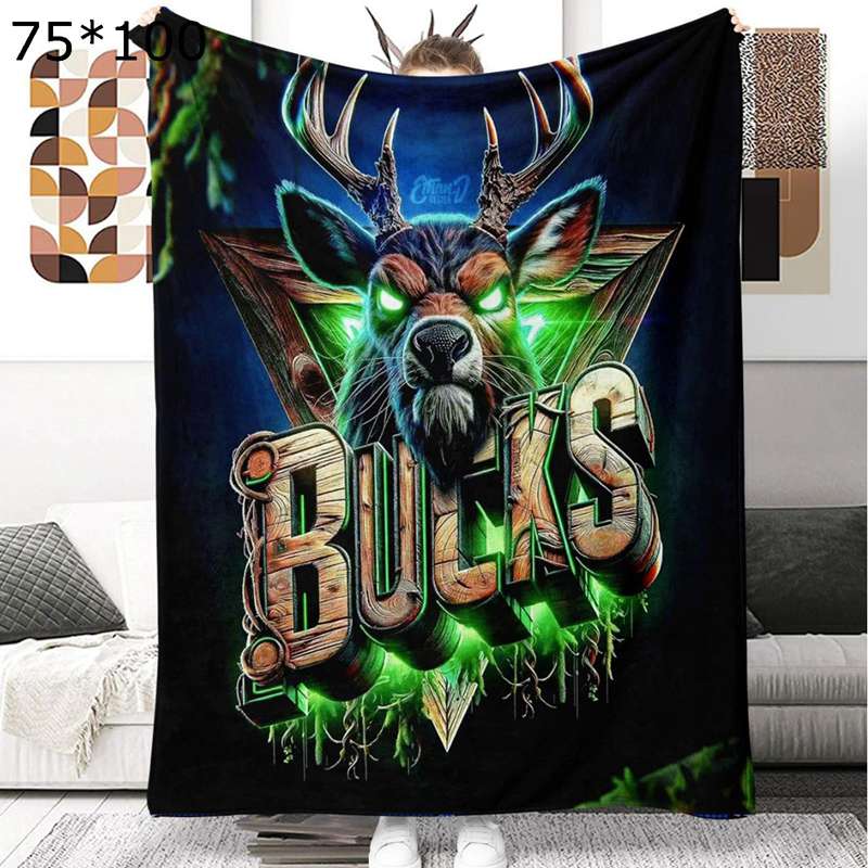 ハーフケット デジタルプリント バスケットボール 毛布 もこもこ毛布 プリント ブランケット あったか ..