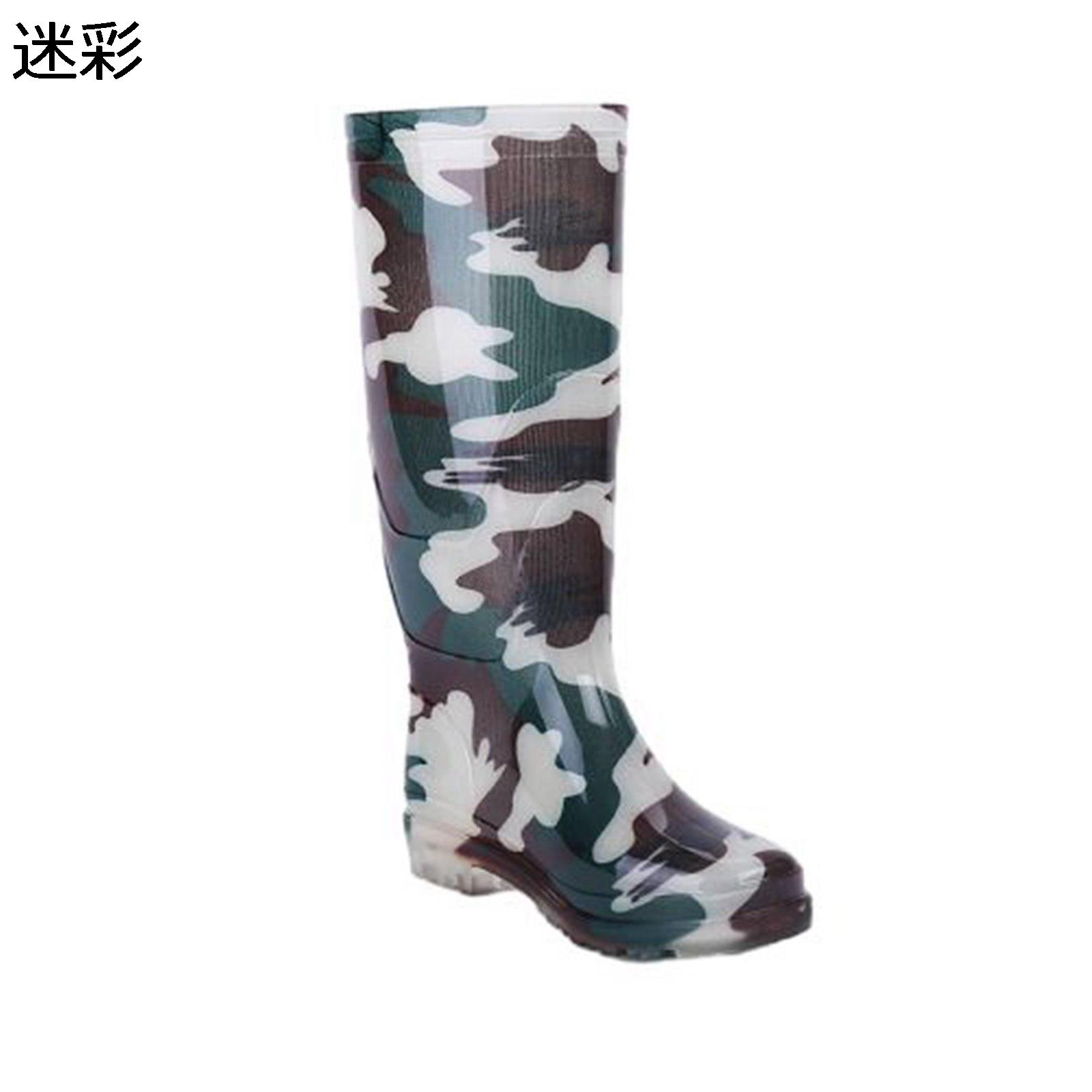 レインブーツ メンズ 雨用pvc 長靴 滑り止め スリッポン 透明感 ロングブーツ 花柄 大きいサイズ 大雨 梅雨 台風 雪の日 生活防水 脱ぎ履き簡単 春夏秋 普段使い アウトドア 釣り 川