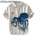 メンズ アロハシャツ tシャツ 中華風 ハワイ風 半袖 夏 ストリート系 カッコイイ ビーチシャツ カジュアル 大きいサイズ フイット おしゃれ 旅行 吸汗速乾 通気性 汗染み防止 お出掛け 海水浴 夏祭り(4)