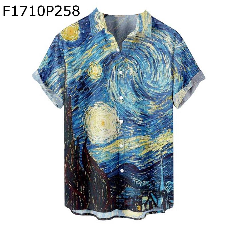 アロハシャツ ハワイシャツ 開襟シャツ 男性 夏服 3Dプリント 半袖 柔らかい 花柄シャツ 薄手 涼しい 軽量 通気性 ゆったり カジュアル 海水浴 旅行 ビーチ 学生 夏 かっこいい 大きいサイズ