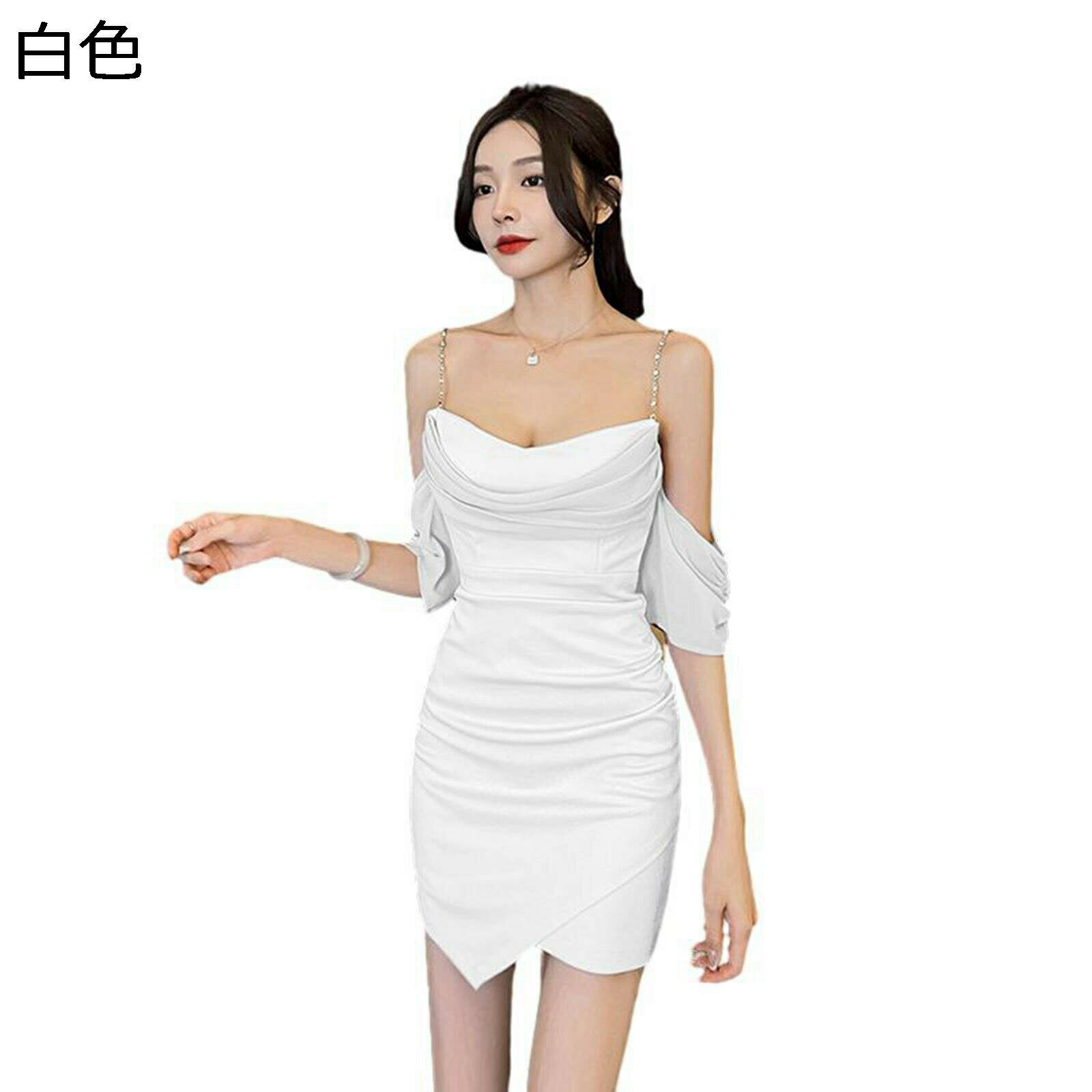 タイトワンピース ミニドレス ひざ丈 カシュクール 不規則 キャバドレス オフショルダー ギャザー エレガント 大人 おしゃれ レディース 春夏 デコルテ ハイウエスト キャバ嬢 クラブ パーティ