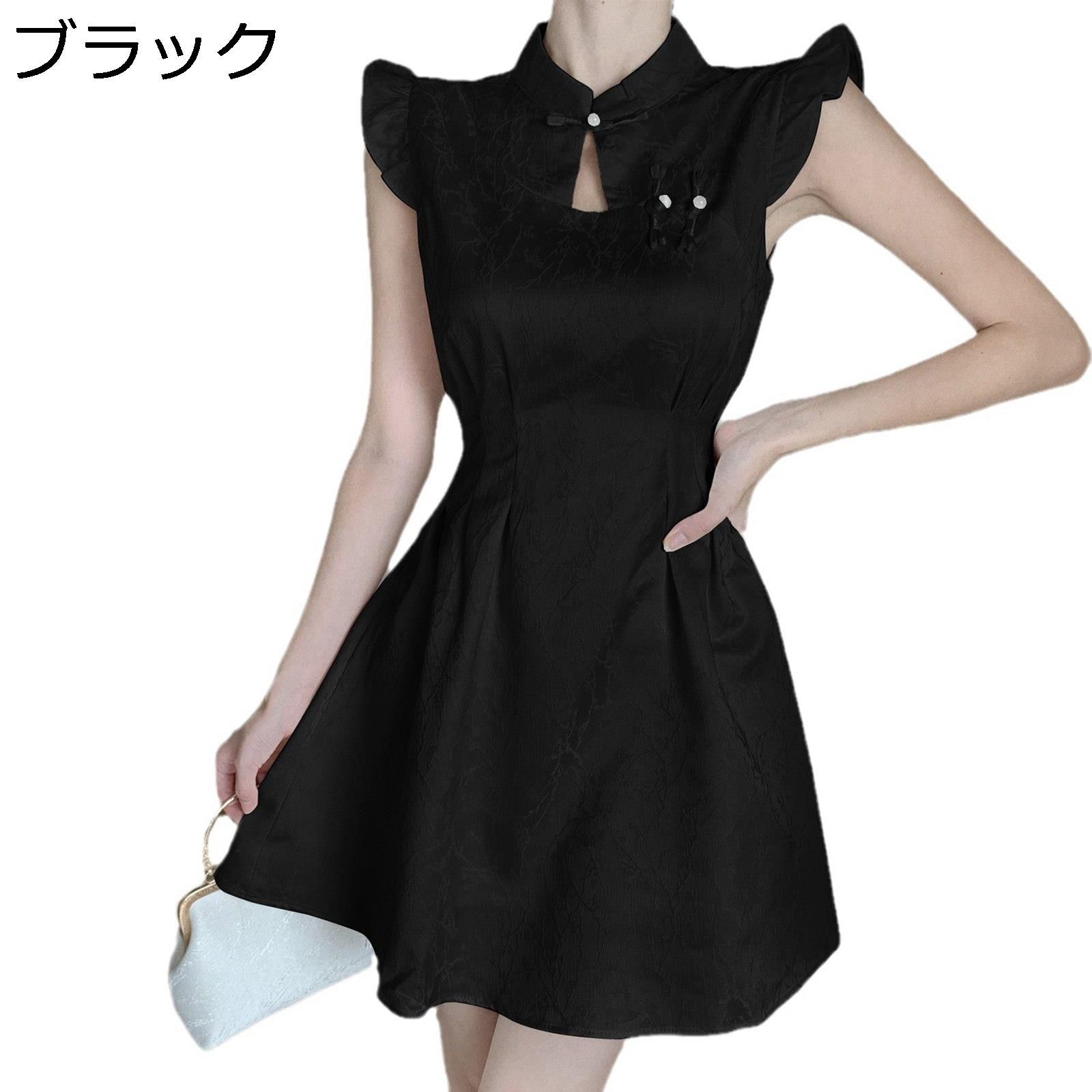 ミニワンピ フレアスカート 袖なし クラブドレス 胸あき ひざ丈 aライン ボディコン ハイウエスト 着痩せ きれいめ セクシー フェミニン レディース キャバ嬢 クラブ 宴会 パーティ 春 夏 秋