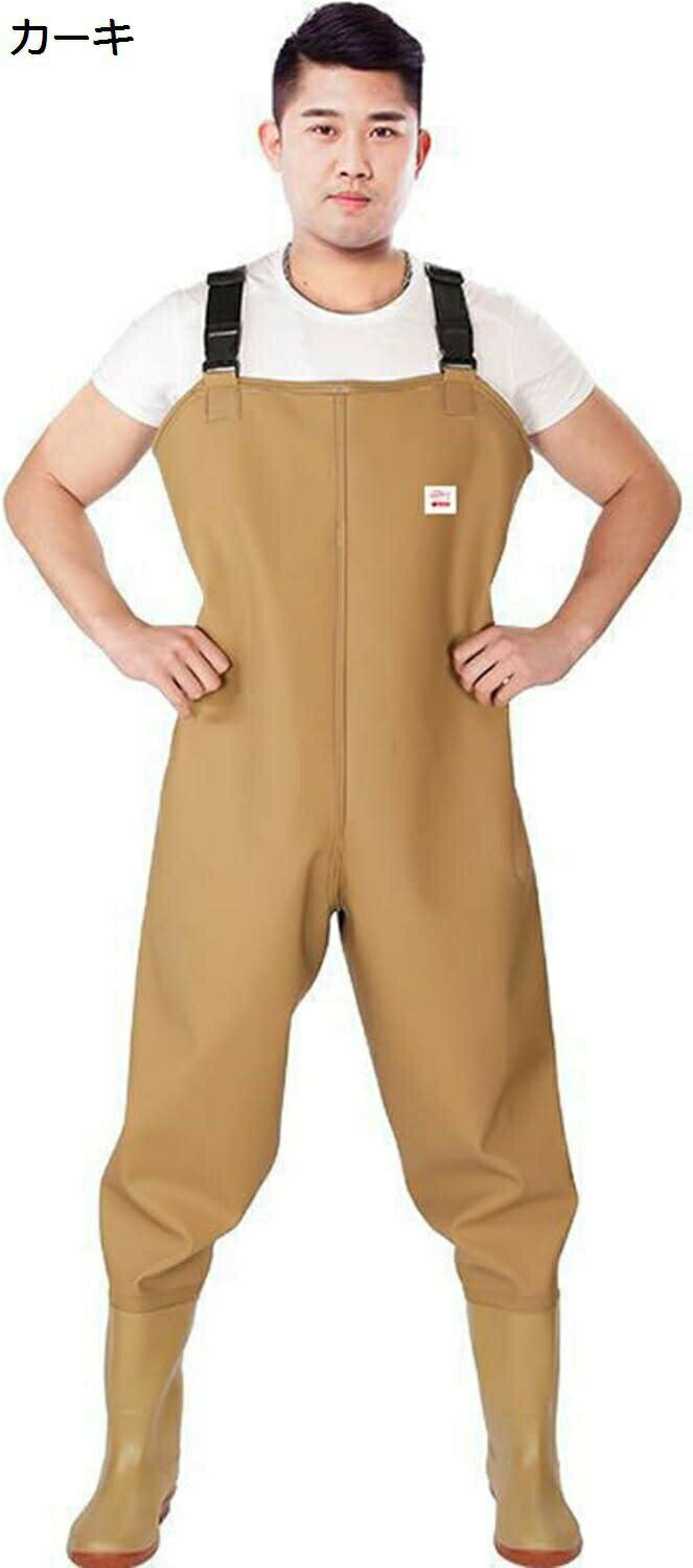 大きいサイズ ウェーダー チェストハイウェーダー プラットフォー ニーハイブーツ ヒップ 胴付き 調節..