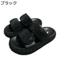 ビーチサンダル 厚底スリッパ レディースシューズ プラットフォーム スパンコール キラキラ カジュアル ファッション 春夏 可愛い 無地 身長アップ 防水台 便利 シンプル 履きやすい 痛くない