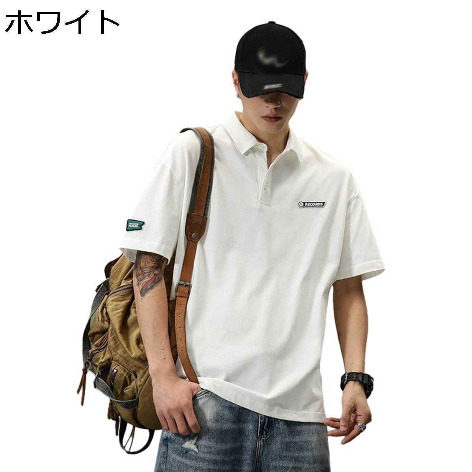 メンズ Tシャツ ポロシャツ 半袖 ワイシャツ ゴルフポロシャツ 襟付き 春夏服 プルオーバー 吸汗透湿 速乾 吸汗通気 ゆったり ストレッチ ゆったり 肌触り良い かっこいい スポーツシャツ 通勤用