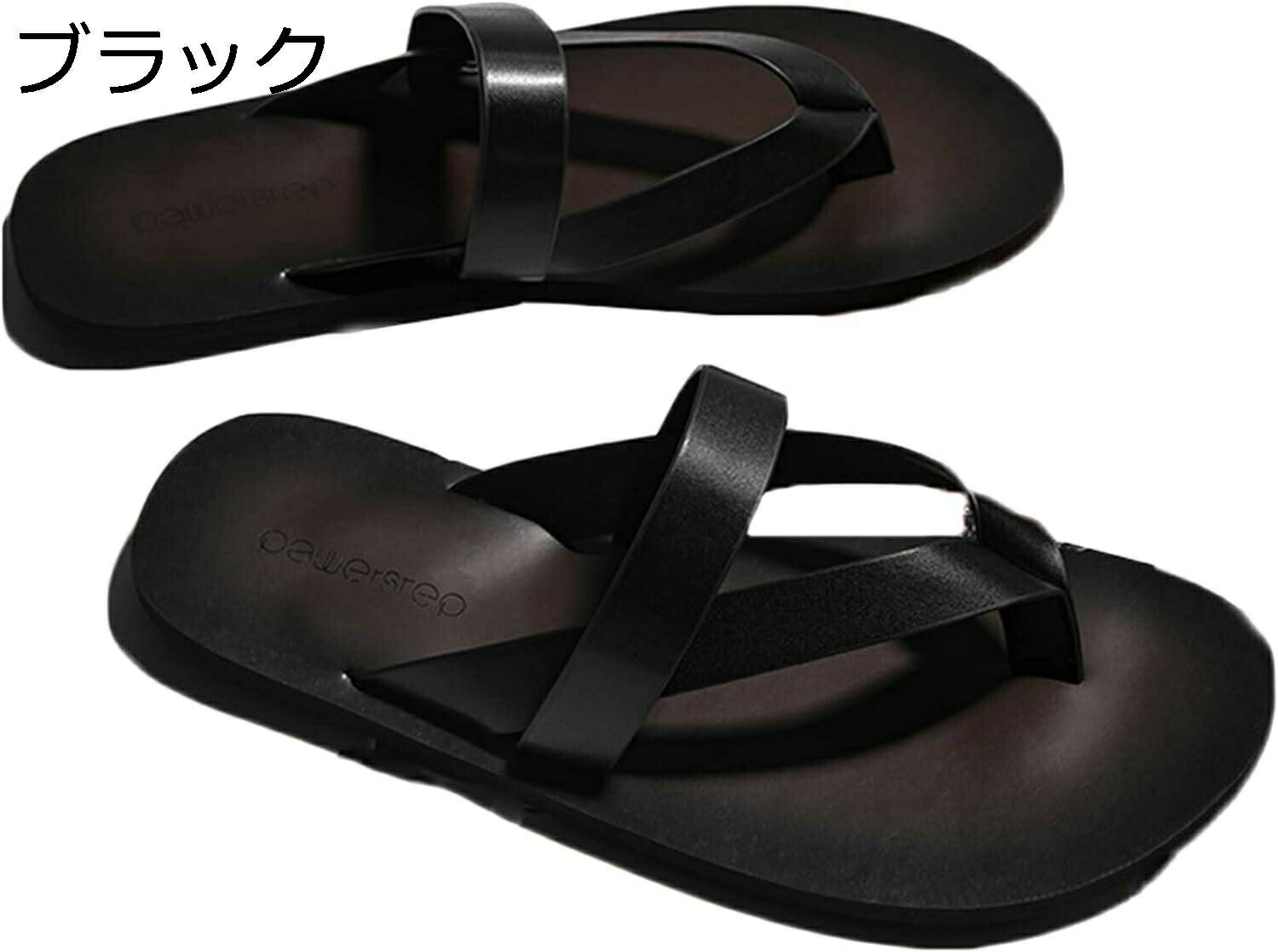 トングサンダル さんだる スリッパ 外出すりっぱ クロスサンダル つっかけ メンズサンダル ベルト サボサンダル 鼻緒付き 紳士靴 夏靴 アウトドアサンダル 単色 ホワイト シンプル 韓国風 薄手 涼しい ブラック 滑らない