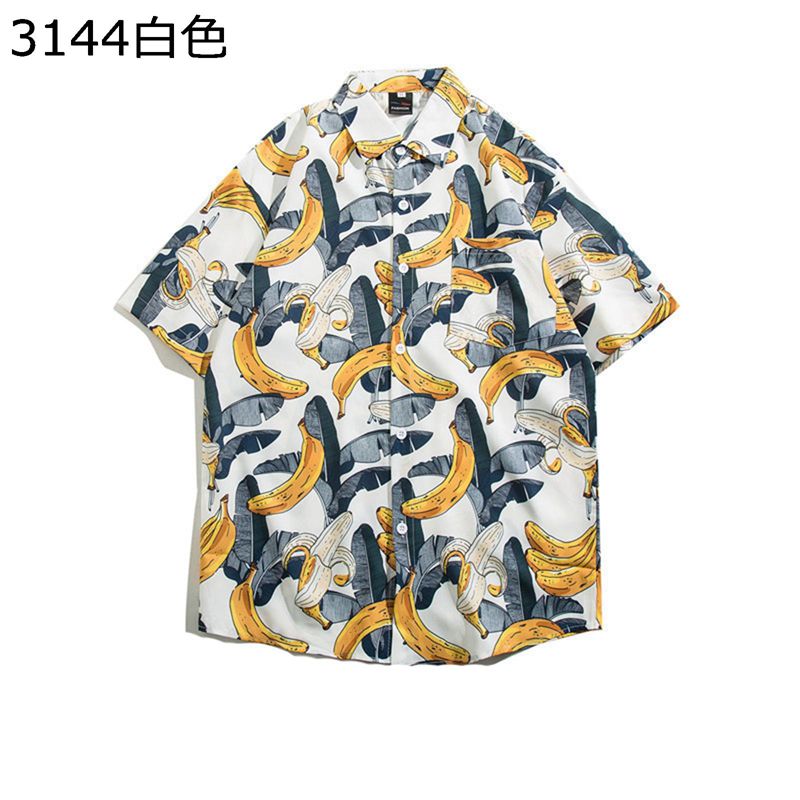 プリントシャツ アロハシャツ 春夏 メンズ 開襟 半袖 ビックシルエット ボタンダウン カジュアルシャツ 薄い カラフル 日焼け止め UV対策 夏祭り 花火大会 通気 速乾 ビーチ アウトドア スポーツ 派手