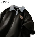 メンズ Tシャツ 切り替え ポロシャツ 半袖 ゴルフポロシャツ 襟付き 春夏 プルオーバー 通気性 ボタンダウン ビッグポロ コンフォート 潮流 カッコいい T...