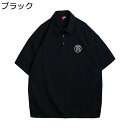 メンズ Tシャツ ポロシャツ 英字 半袖 ゴルフポロシャツ 襟付き ポタン 春夏服 プルオーバー 通気性 吸汗速乾 ビッグT 伸縮性 ゆったり 耐摩耗 かっこいい 運動 釣り アウトドアシャツ 卓球 スポーツ(4)