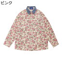 花柄シャツ 花 プリント メンズ シャツジャケット スプライス コンビ パッチワーク シャツ ジャケット 短め 長袖 折り襟 やわらか 男女兼用 上着 男性 通...