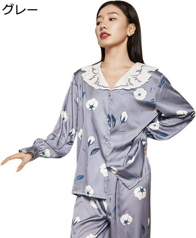 　　　 ◆◇◆人気の秘密◆◇◆ シルク風で、ツヤツヤと光沢がありますサテン生地で手触りもいいです。綿よりも優れた【吸湿性と放湿性】を併せ持つ素材。汗をかいても余分な水分がたまらず、肌の不快感を軽減して、一晩中気持ちよく寝られます。 おしゃれ...