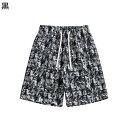 サーフパンツ メンズ ビーチパンツ 5分丈 絞り染め プリント 総柄 海水パンツ スイムショーツ スイムウェア 紐付き チノパン 涼しい 夏 蒸れない 軽快 ファッション 男性用 プール 散?