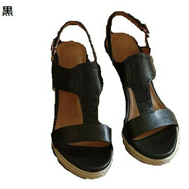 ウェッジサンダル 本革 ジュートサンダル ファッションサンダル レディース ママシューズ 9cmヒール 美脚 春 夏 女性らしい すべり止め 履きやすい ヴィンテージ 欧米風 アウトドア 日常