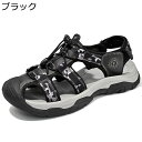 サンダル メンズ 大きいサイズ 本革 迷彩柄 スポーツサンダル 夏 つま先保護 コンフォート マジックテープ 登山サンダル ビーチサンダル 通気性 摩擦に強い アウトドアサンダル 男性用 川遊び?釣り?散歩 旅行