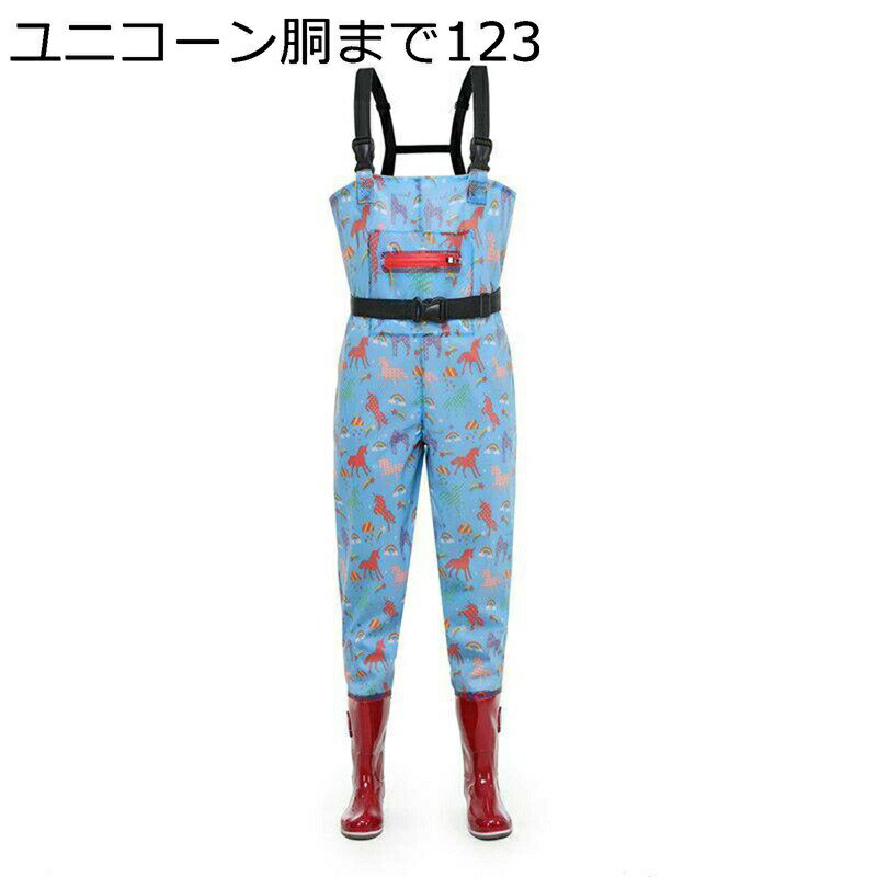 ウェーダー チェストハイウェーダー レディース 膝丈 作業着 防水ズボン胸当て付き ポケット付き PVC 作業着 男兼用 台風 戸外用 土木 防災 災害 清掃 漁業用 鮮魚店 洗車 農業 透湿 防風 滑り止め