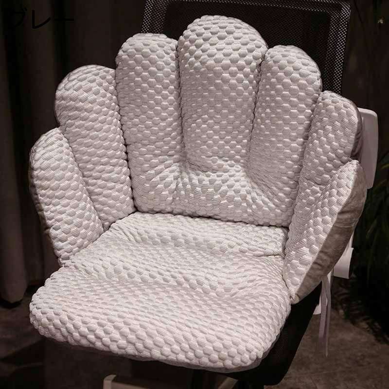 かわいい 座椅子 クッション 背もたれ ひも付き フロアクッション シートクッション 紐付き 折りたたみ 座布団 お尻が痛くならない クッションいす用 座面クッション オフィス コーヒー 居間