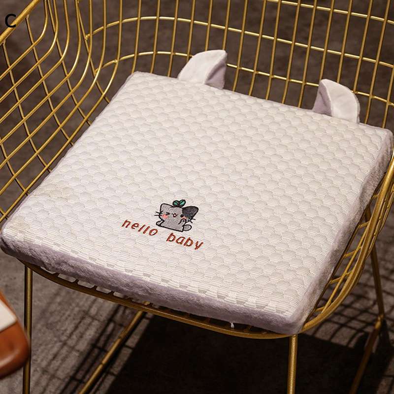 座布団 ざぶとん メモリー 正方形 丸い 厚さ4cm クッション イス用 洗濯可能 ふわふわ 高弾力 厚手 折り畳み 子供用 座り心地いい 2wys オフィス 学校 腰枕 瞑想用 ヨガざぶとん 座蒲 40x40cm