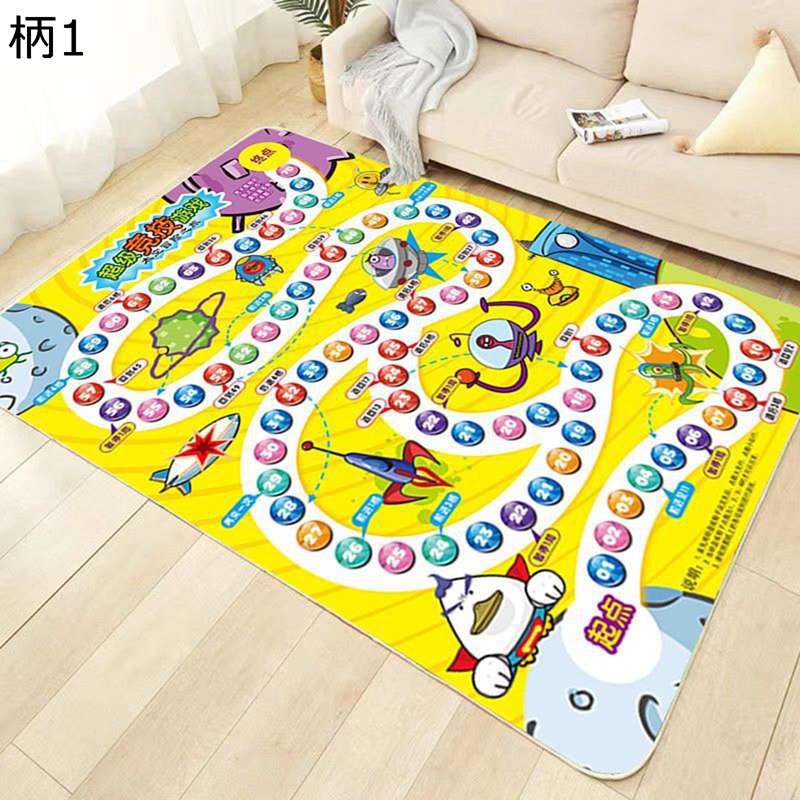 ベビープレイマット ラグカーペット リビングカーペット フロアマット 可愛い 遊びマット 衝撃緩和 速..