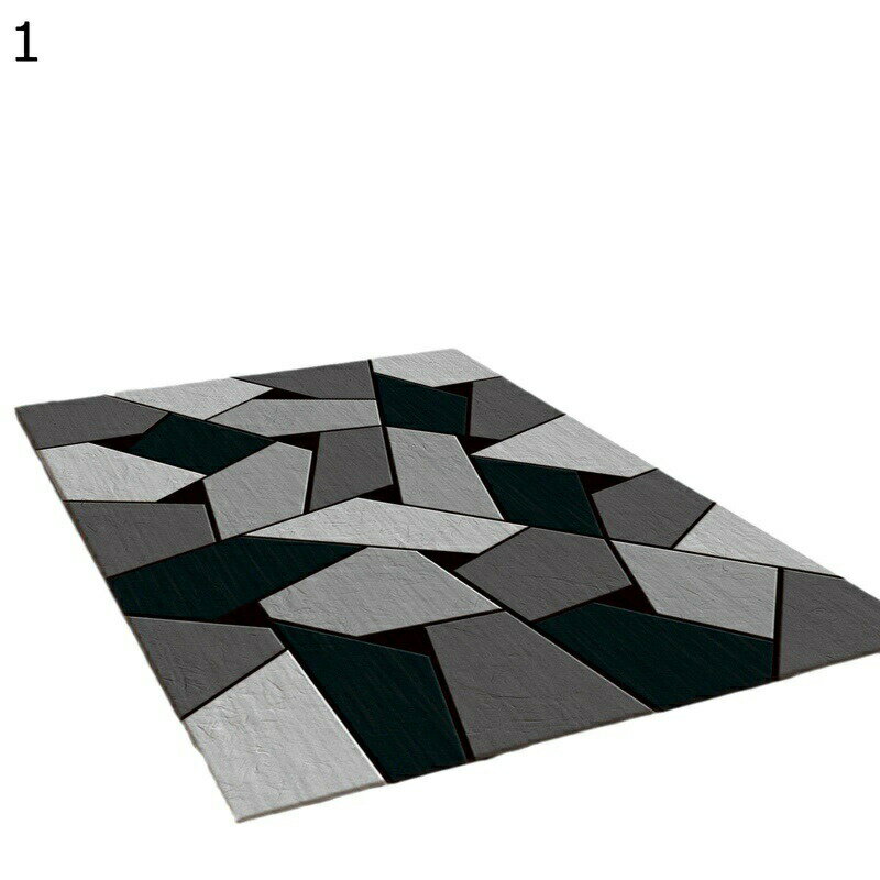 ラグマット ラグ カーペット お洒落 柔らかい ラグカーペット 幾何系柄 静音性 速乾性 すべり止め付き 床保護マット リビングルーム 居間用 デコレーション オールシーズン